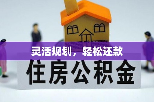 郫县灵活规划，轻松还款