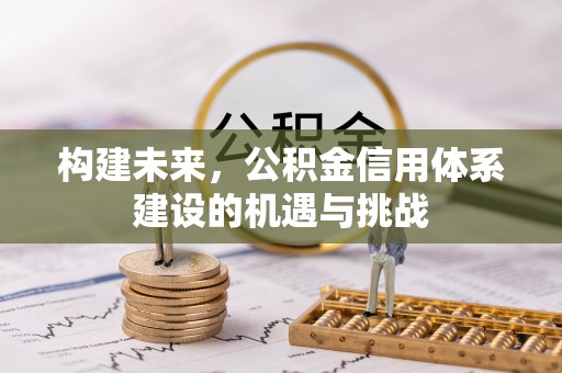 郫县构建未来，公积金信用体系建设的机遇与挑战