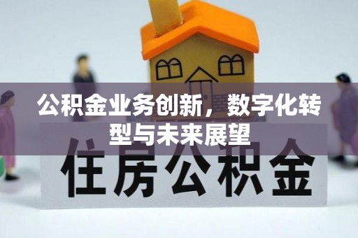 郫县公积金业务创新，数字化转型与未来展望