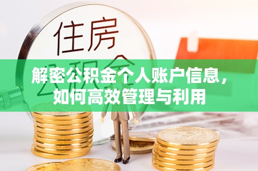 郫县解密公积金个人账户信息，如何高效管理与利用